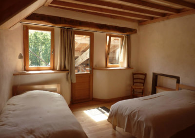 Hébergement éco nature en chambre double à à Manaska Montbrun-Bocage Haute Garonne