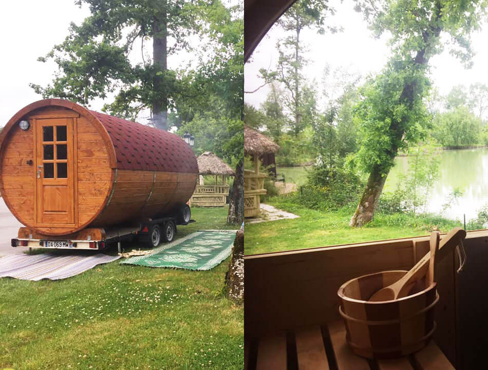 Sauna mobile Sauna mobile à Manaska pour vos stagiaires en haute-garonne