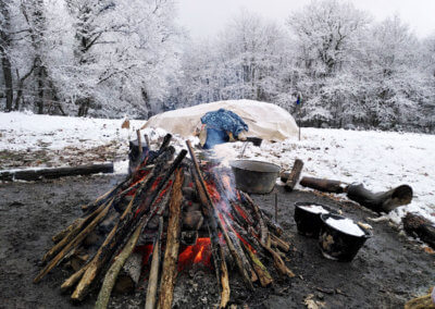 Hutte de sudation à Manaska à 1h de Toulouse hiver 2021