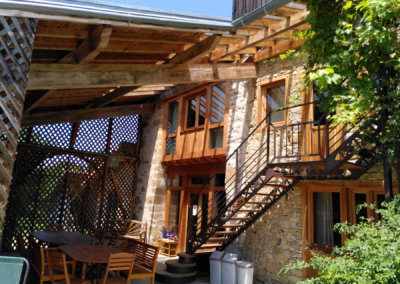 L'accueil de l'éco-lieu Manaska